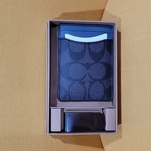 Coach clip wallet